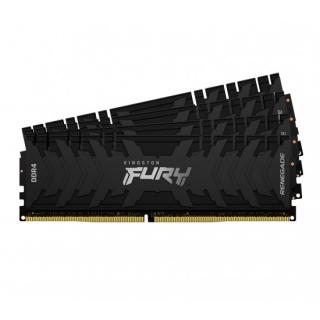 Fury Renegade Black 4 x 16GB 3600MHz DDR4 Desktop Memory Kit - Black (KF436C16RB1K4/64) 