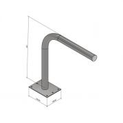 500x500x50mm wall mount Antenna L-Bracket