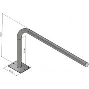 500x1000x50mm Wall Mount Antenna L-Bracket