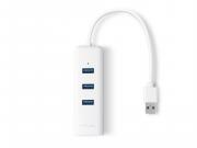 UE330 2-in-1 USB 3.0 3-Port Multi-Port Hub & Gigabit Ethernet Adapter - White