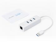 UE330 2-in-1 USB 3.0 3-Port Multi-Port Hub & Gigabit Ethernet Adapter - White