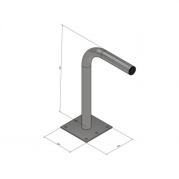 400x200x38mm Wall Mount Antenna L-Bracket