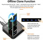 K3016SG1 2 Bay M.2 SATA Cloning Dock Station