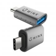 Link Simple Type-C to Female USB OTG Adapter (Dual Pack)