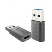 Link Simple USB to Female Type-C OTG Adapter (Dual Pack)