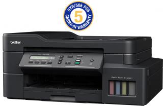 DCP-T820DW A4 Inkjet 3-in-1 Ink Tank Printer - Black (Print, Copy, Scan) 