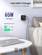 65W Gallium Nitride 4 Port PD Wall Charger