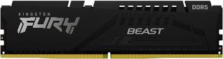 Fury Beast Black 16GB 6000MHz DDR5 Desktop Memory Module - Black (KF560C40BB-16) 