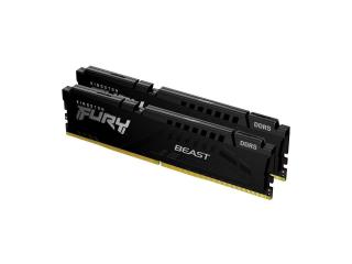 Fury Beast Black 2 x 32GB 5600MHz DDR5 Desktop Memory Kit - Black (KF556C40BBK2-64) 