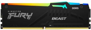 Fury Beast RGB 8GB 5600MHz DDR5 Desktop Memory Module - Black (KF556C40BBA-8) 