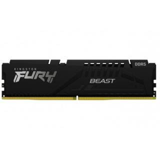Fury Beast Black 8GB 4800MHz DDR5 Desktop Memory Module - Black (KF548C38BB-8) 
