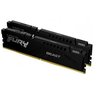 Fury Beast Black 2 x 8GB 4800MHz DDR5 Desktop Memory Kit - Black (KF548C38BBK2-16) 