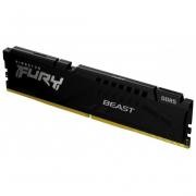 Fury Beast Black 8GB 5200MHz DDR5 Desktop Memory Module - Black (KF552C40BB-8)