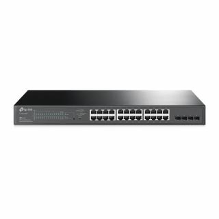 JetStream TL-SG2428P 24-Port PoE Smart Managed Rack Mountable Gigabit Switch with 4 x SFP Ports 