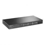 JetStream TL-SG2428P 24-Port PoE Smart Managed Rack Mountable Gigabit Switch with 4 x SFP Ports