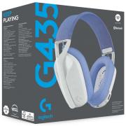 G435 Ultra-light LIGHTSPEED Wireless Bluetooth Gaming Headset - Off White & Lilac