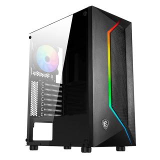 MAG Vampiric 100R Tempered Glass ATX Mid Tower Gaming Chassis - Black 