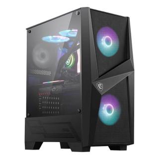 MAG Forge 100R Tempered Glass ATX Mid Tower Gaming Chassis - Black 