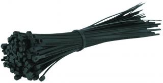 100 Cable Ties 148mm x 4.7mm - Black (100 Pack) 