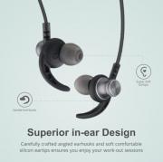 ET280 Neckband BT5.0 Magnetic Earphones - Black