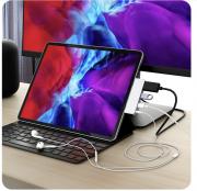 HyperDrive HD319E 4-in-1 USB-C Hub for iPad  - Silver