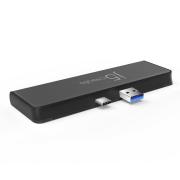 JCD324B 7-in-1 Ultra Drive Mini Dock Multi-Port Hub For Surface Pro 7 - Black