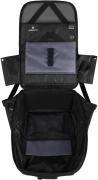 Smart Duex VK-7081-BKCH Anti-Theft Backpack with USB Charging Port - Charcoal Gray / Black