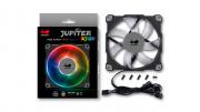 Jupiter AJ120 ARGB 120mm Chassis Fan - Black (Single Pack)