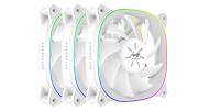 Sirius Extreme Pure ASE120P 120mm Chassis Fan - White (Triple Pack)