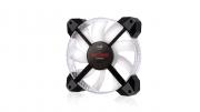 Saturn ASN120 ARGB 120mm Chassis Fan - Black & White (Single Pack)