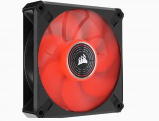 ML120 LED Elite Red Premium 120mm Magnetic Levitation Chassis Fan - Black w/Red LED (Single Pack) 
