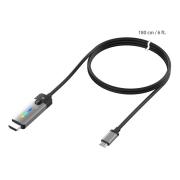 JCC157 Male USB Type-C to Male 2.1 8K HDMI Display Adapter