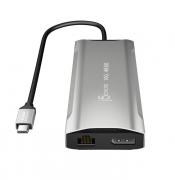 JCD397 4K60 Elite 11-in-1 USB-C Triple-Monitor Multi Port Hub