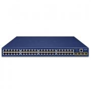 GS-4210-48T4 24-Port Layer 2 Managed Gigabit Ethernet Switch with 4 x SFP Ports