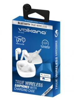 Ore Series Bluetooth 5.1 TWS Earbuds – White (VK-11510) 