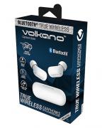 Capricorn Series IPX7 Bluetooth TWS Earbuds - White(VK-1134-WT )