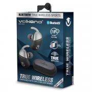 Swish Series Bluetooth TWS Sports Earbuds - Black/Silver (VK-1129-BKSL)