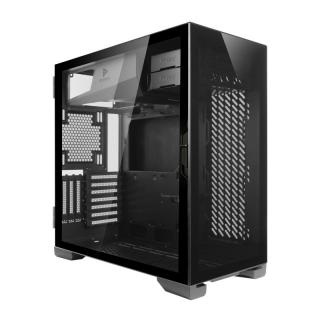 P120 Crystal Tempered Glass ATX Gaming Mid Tower Chassis – Black 