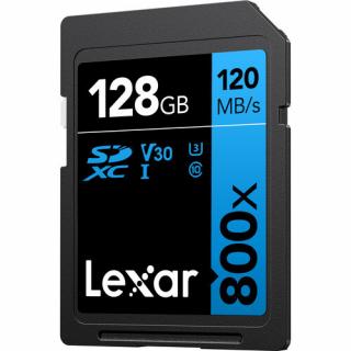 High-Performance 800x 128GB SDXC Memory Card 