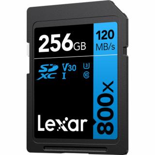 High-Performance 800x 256GB SDXC Memory Card 