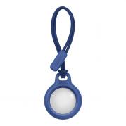 Secure Holder with Strap for AirTag - Blue