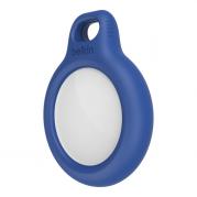 Secure Holder with Strap for AirTag - Blue