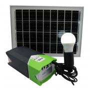 10W Solar Panel Lighting Kit