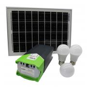 10W Solar Panel Lighting Kit