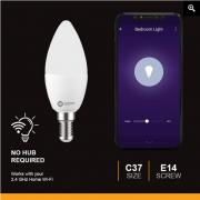 CC-L2004 Smart WiFi Bulb 4.5W LED Warm-Cool White Candle