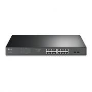 JetStream SG1218MPE V1 16-Port Gigabit Easy Smart PoE/PoE+ Rack Mountable Switch with 2 x SFP Ports