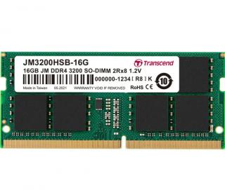 16GB 3200MHz DDR4 SODIMM Notebook Memory (JM3200HSB-16G) 