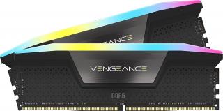 Vengeance RGB 2 x 16GB 6000MHz DDR5 Desktop Memory Kit - Black (CMH32GX5M2B6000C30) 