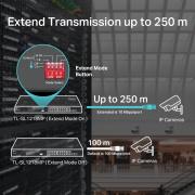 TL-SL1218MP 16-Port 10/100 Mbps + 2-Port Gigabit PoE Rackmount Unmanaged Switch with 2 x Combo SFP Ports