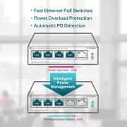 SF1005LP 5-Port Ethernet Switch with 4-Port PoE